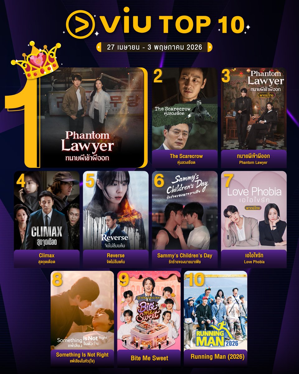 Viu Thailand tweet media