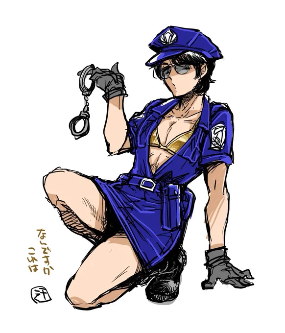 GWなので金ビキニを描くか…
の結果こうなったミニスカポリス金ビキニ栗原さんと楽屋裏金ビキニ神さんです 