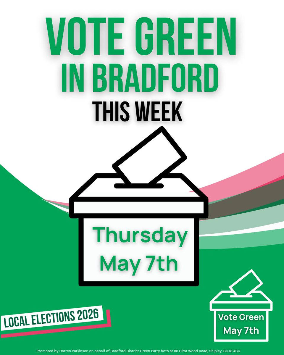 Bradford Green Party tweet media