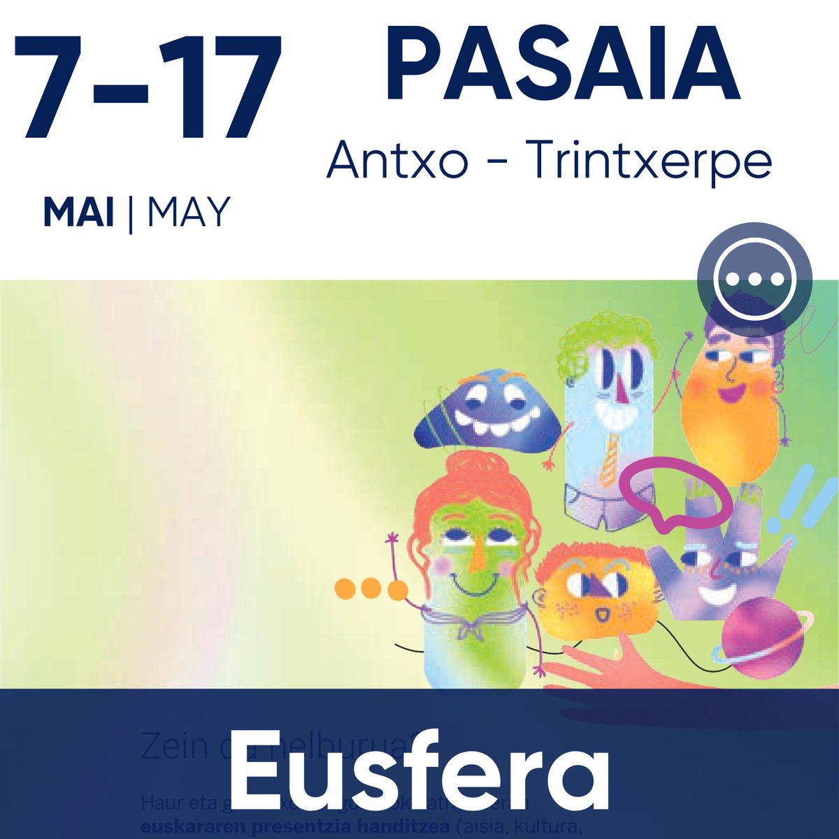Bokale_Pasaia's tweet image. 🎭🗣️🎶Euskarazko ekitaldien ASTEKO AGENDA PASAIAN.

📅 Maiatzak 4-10.

➡️ Informazioa: pasaia.eus/agenda 

#Agenda #Pasaia