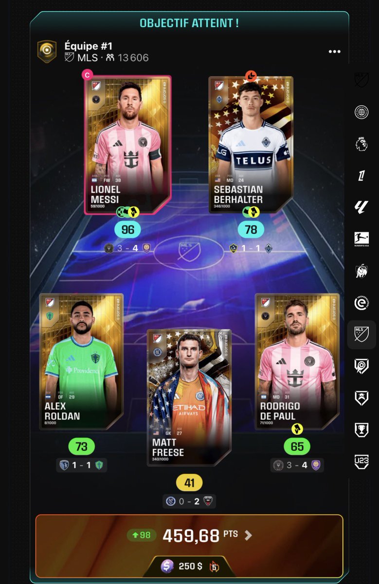 wizzar61's tweet photo. Back to back P5 MLS 🔥🏆 et cette fois avec 3 équipes @Sorare 💰💰💰 1000$ https://t.co/B1008SX7ns