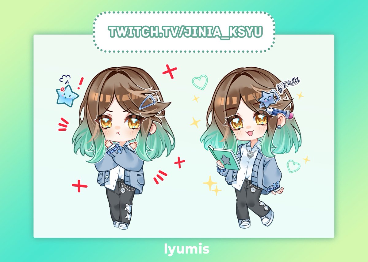 Lyumi_s's tweet photo. Emotes &amp; panels for twitch 

#TwitchEmotes #Twitchエモート #VTuber #TwitchPanels https://t.co/I3rEjDbPcs