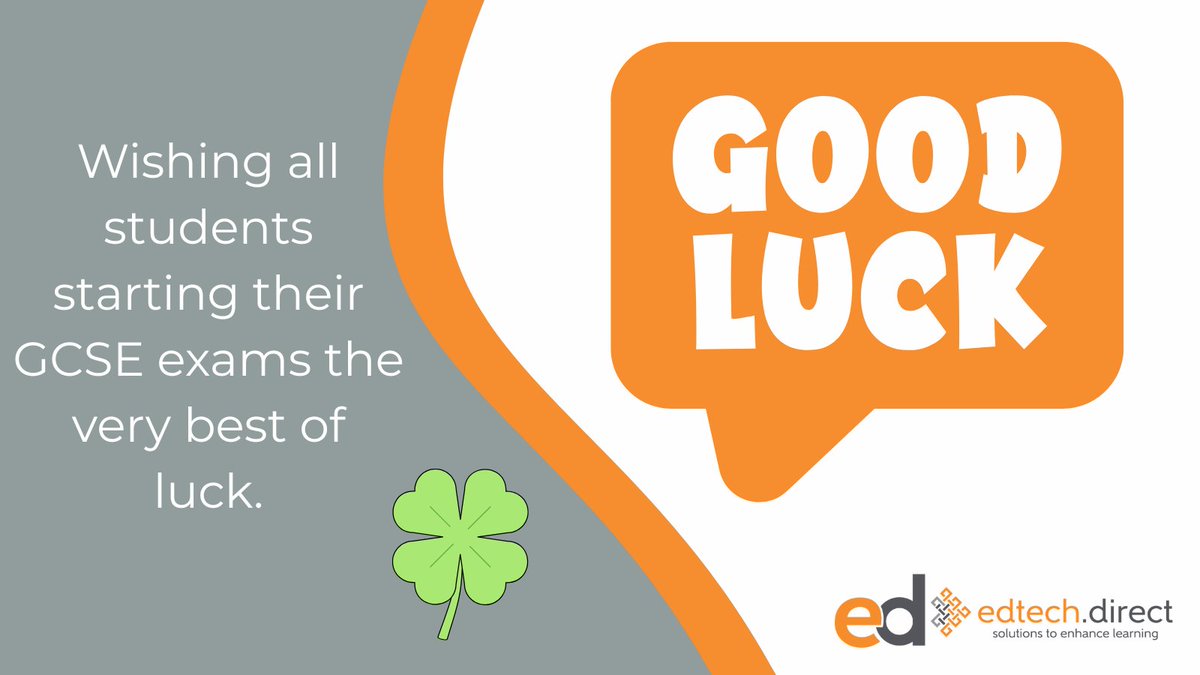 edtech_direct's tweet image. Wishing all students starting their #GCSE exams the very best of luck.
You’ve put in the hard work, now it’s time to trust yourselves and do your best. Stay calm, take it one question at a time, and remember—progress matters more than perfection.
You’ve got this 💪
#GoodLuck