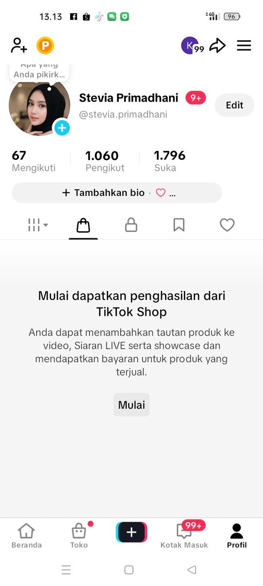 Nad Jual akun tiktok (grosirakundidi) tweet media