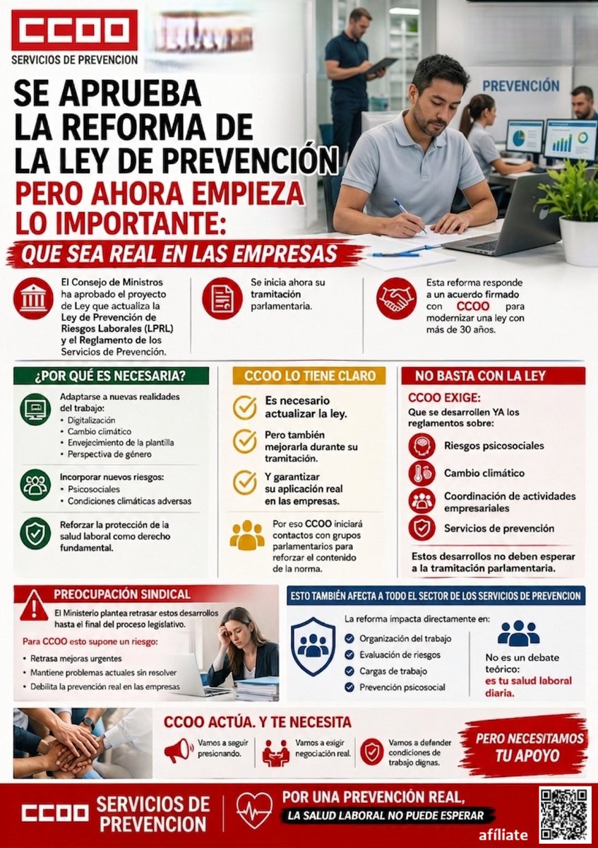 CCOO Servicios Prevención 👩‍⚕️👷 tweet media