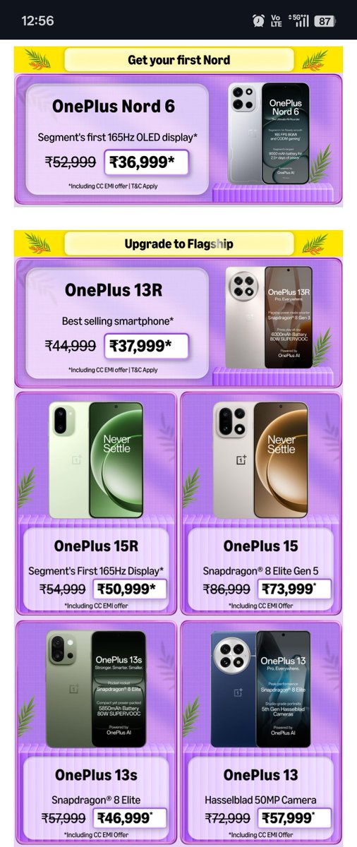 tsaikumar1989's tweet image. Best OnePlus devices to buy during the Amazon sale 

#OnePlus #OnePlus13R #OnePlus13s #OnePlus13