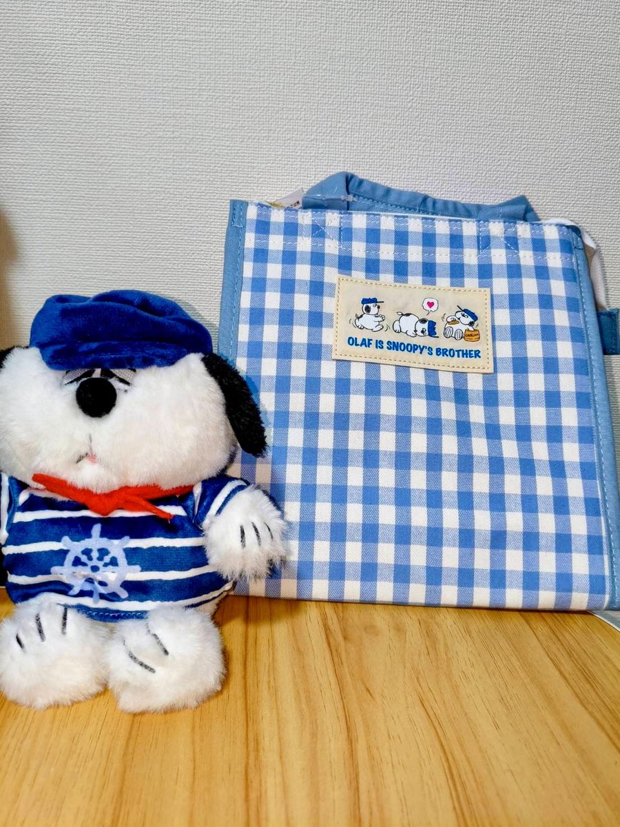 0112Chihi's tweet image. 新しいオラフグッズもらいました(՞⸝⸝ᵒ̴̶̷᷄꒳ᵒ̴̶̷᷅⸝⸝՞)
保冷ランチバックはペットボトルも入る高さで使いやすそう🥺
ぬいぐるみはしっかり座れちゃう🥰マリンTシャツ可愛い🤍🫧
 #PEANUTS #オラフ