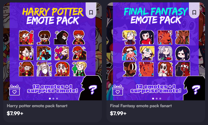 Geointenses's tweet photo. Money is a bit tight right now, so I just dropped these new emote packs on VGen! 🥲 If you love Harry Potter or FFVII, please check them out! it would help so much! t.t
https://t.co/oWtJRCpuJf

#HarryPotter #ff7re #FF7Remake https://t.co/FGI6KYXxvz