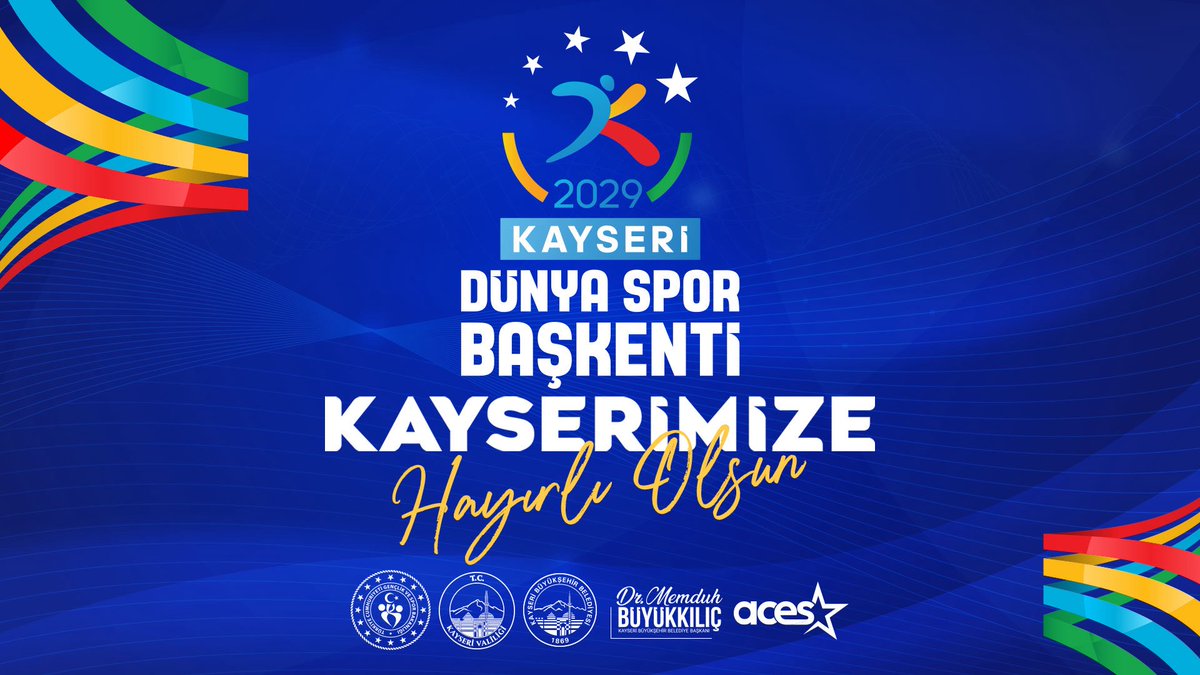 baskanmemduhbyk's tweet photo. “2029 Dünya Spor Başkenti” şehrimize hayırlı uğurlu olsun. ❤️🇹🇷🤩 https://t.co/LdgzDxKGUO