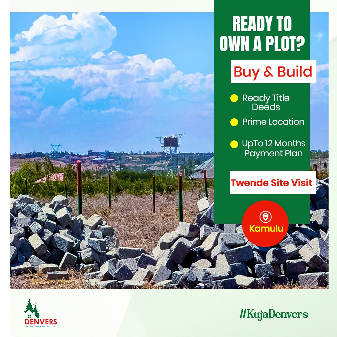 Denversltd's tweet photo. 🚨 New month = new prices coming soon.

If you’ve been waiting, this is your window to secure land at current rates.

📍 Kamulu | Joska | Ruiru | Drumvale
💰 Deposit from 200K
🔥 Selected plots from 799K

Opportunities don’t repeat—they move.

📞 0714053857
📩 DM 

🔗 [https://t.co/v5brS3ICnn]

#ActNow #NewMonth #OwnLand #LandForSale #Kamulu #Joska #Ruiru #Drumvale #DontMissOut