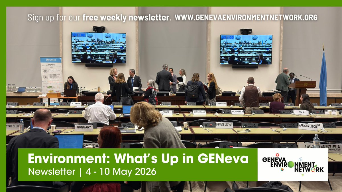 GENeva Environment Network tweet media