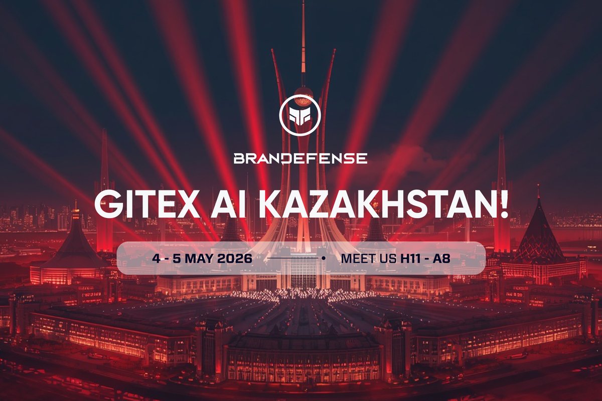 Brandefense's tweet photo. Cybersecurity leaders of Central Asia and the Caucasus — let’s connect in Almaty.

Brandefense will be attending GITEX Central Asia & Caucasus Kazakhstan 2026, bringing advanced threat intelligence and digital risk protection to one of the region’s fastest-growing technology hubs.

📍 Almaty, Kazakhstan – Atakent IEC
📅 4–5 May 2026
📌 Stand H11 – A8

Meet our team:
🔹 Hakan Uzun – Co-founder, CGO
🔹 Rovshan Mammadov – Regional Sales Manager

Let’s discuss how your organization can detect, prioritize, and mitigate external cyber risks before attackers act.

See you in Almaty.

#Brandefense #GITEX #GITEXKazakhstan #CyberSecurity #ThreatIntelligence #DigitalRiskProtection #EASM #Almaty #CentralAsia #CyberResilience