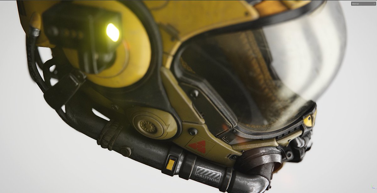 yaliili's tweet image. Helmet texturing.
Followed a tutorial by J Hill [@artofjhill].
3D model by J Hill.
Texturing by Substance Painter.
Rendering by Blender (Cycles - images, Eevee - video)
And a few screenshots from Substance Painter.
Postprocessing - DaVinci Resolve.

#3d #b3d #SubstancePainter