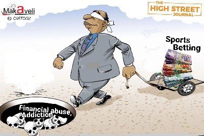TheHighStreetJ's tweet image. Ghana Chronicles by Makaveli the Cartoonist

—Sports Betting Expansion in Ghana Triggers Concerns Over Financial Abuse and Addiction, ETC.

#THSJ  #Business #Betting #Finance #Ghana