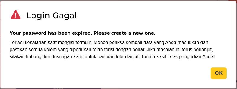 Luffy06_'s tweet photo. @kring_pajak mau login coretax gabisa karna password expired, ini gimana solusinya? masa password bisa expired https://t.co/tPWiRwks99