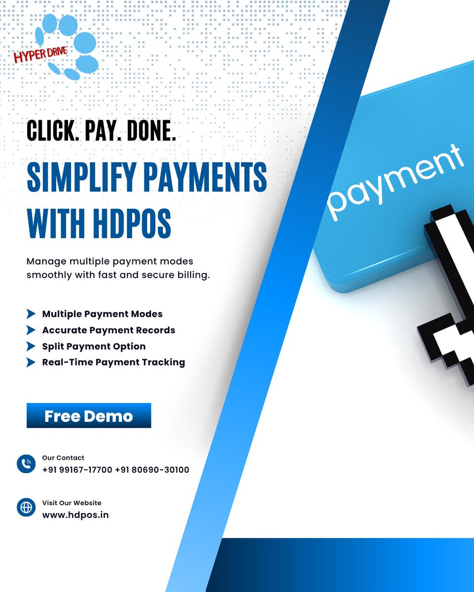 Hdpos_hd's tweet photo. Simplify your billing, accelerate your payments.
With HDPOS, every transaction is smooth, secure, and smart. 💳
#HDPOS #BillingSoftware #PaymentSolutions #DigitalPayments #RetailSoftware #BusinessGrowth https://t.co/gnSNEP0vIP