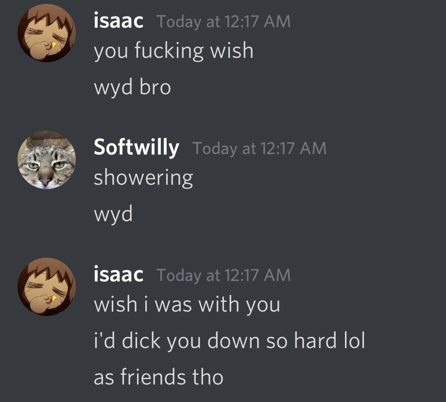 Discord Messages With Threatening Auras tweet media