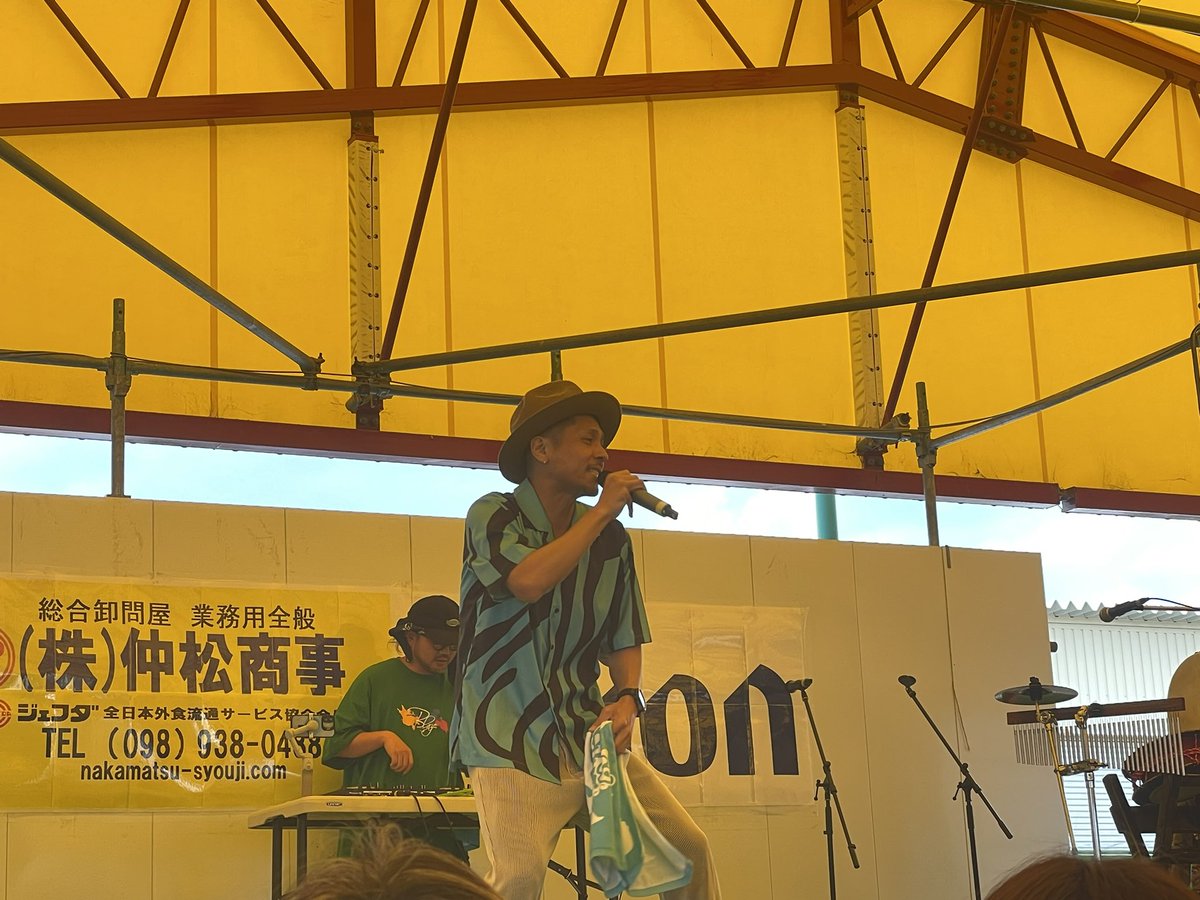 miso253sky's tweet photo. 石垣島出身UーMIOさんのライブも
楽しかった( ´ ▽ ` )
#四日市沖縄まつり
#UMIO https://t.co/55nX0ZnhPi