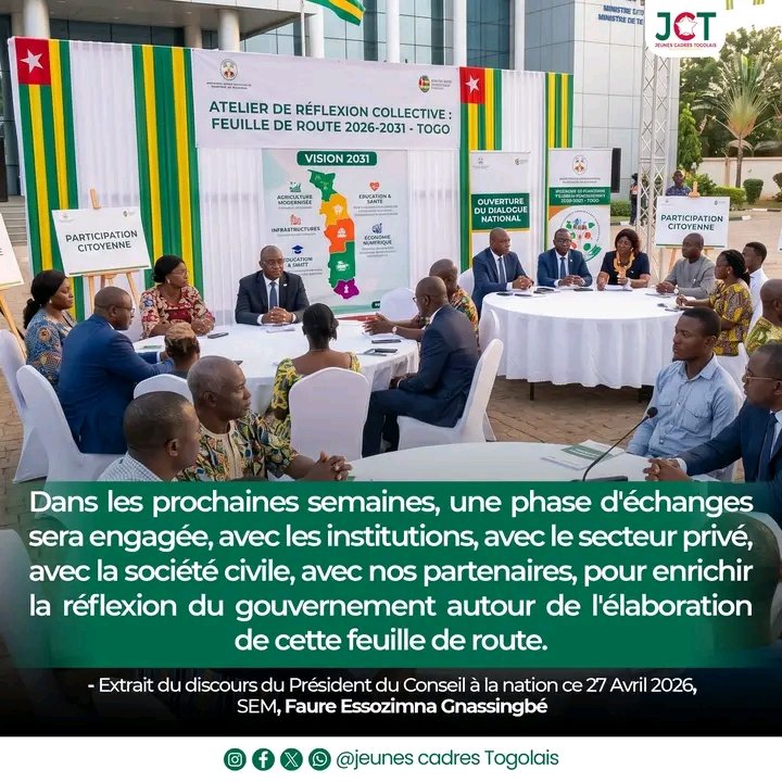 roland66095's tweet image. Cap sur une action publique plus exigeante et participative 
Institutions, secteur privé et société civile unissent leurs voix pour co-construire l’avenir du Togo. Une dynamique collective au service du développement durable et de la stabilité.
#TogoEnMarche #Réformes #Dialogue
