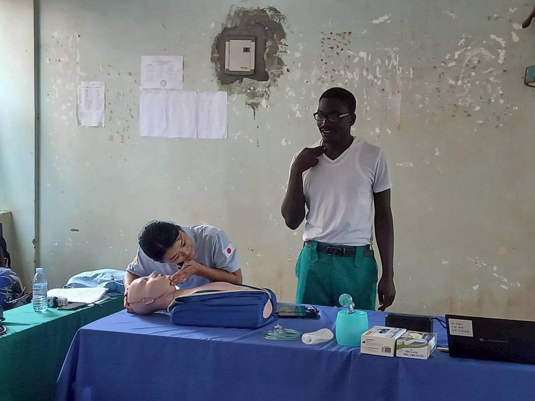 JicaUganda's tweet image. Japan Overseas Cooperation Volunteer (JOCV)  Ms. Ueno Yasuyo had a privilege to conduct a lecture at Good Samaritan School of Nursing &amp;amp; Midwifery, Lira, on vital signs &amp;amp; Basic Life Support (BLS).

#Nursing  #HealthcareUganda
#JOCV
#JICAUgandaOffice