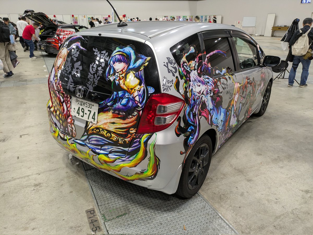 阿古耶@例大祭痛車展示 tweet media