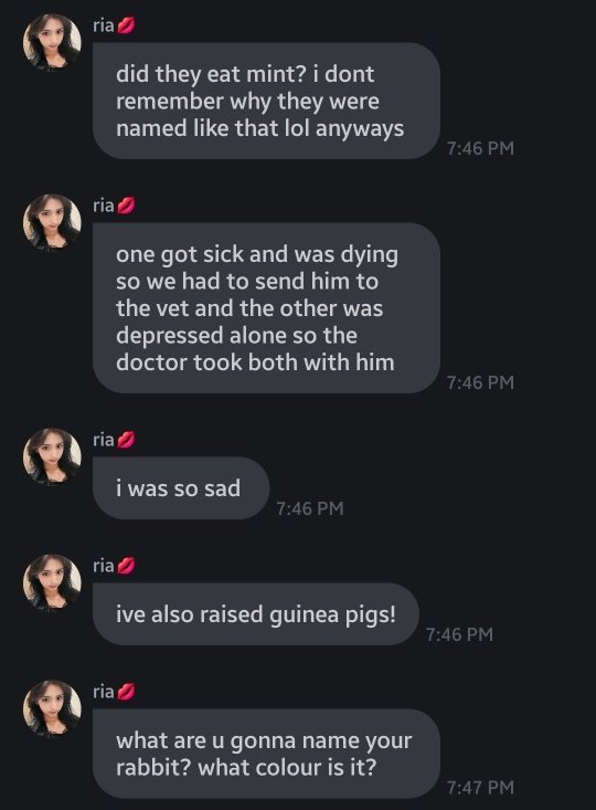 tiger_xin_news's tweet image. #update #fromm(03.05.26)~

🐯~ did they eat mint? i dont remember why they were named like that lol anyways. one got sick and was dying so we had to send him to the vet and the other was depressed alone so the doctor took both with him. i was so sad.