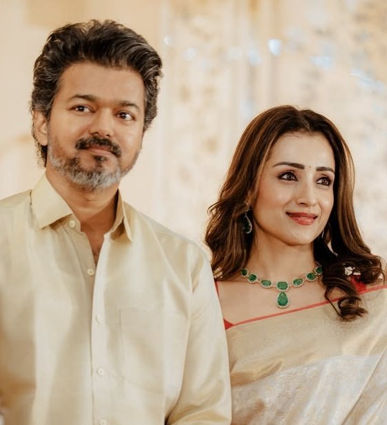 Official 💍 Announcement SOON 😭 nenikura Trisha arrived at Thalapathy Vijay House at Correctly Today ✅  Broooooo 😵‍💫🫨