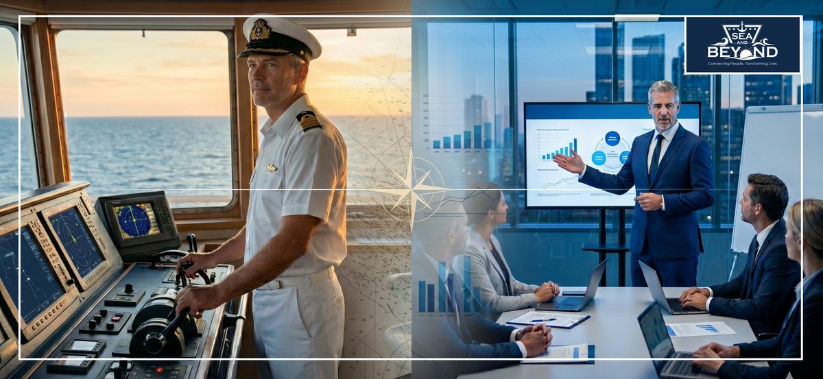 seaandbeyond001's tweet photo. Most #mariners don’t lack experience. They lack the language, network &amp; confidence to grow beyond the #vessel.

That’s what #MBAforMariners is built for.

🔗 Join the WhatsApp community: https://t.co/BrvlzlljWE
🎥 Watch the webinar: https://t.co/fUTSzbwMhZ https://t.co/ECnSDN6j09