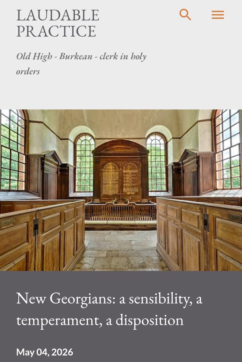cath_cov's tweet photo. "New Georgians ... will certainly not be an ecclesiastical movement or, worse, a church party. In the famous words of Michael Oakeshott, 'My theme is not a creed or a doctrine, but a disposition'. To be New Georgian is to inhabit a sensibility, a temperament, a disposition." https://t.co/grbuo2XdbN