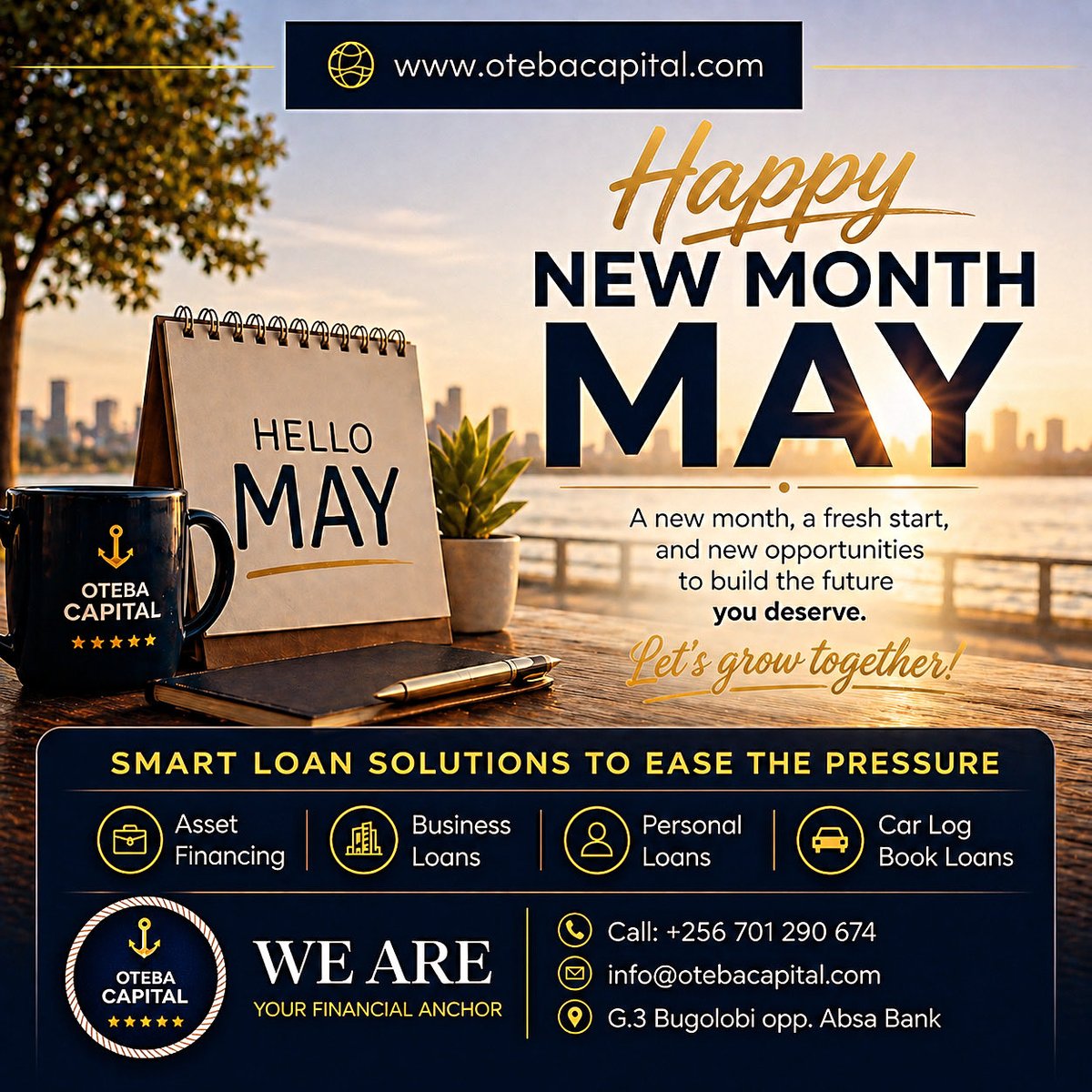 OtebaCapital's tweet image. Happy New Month! Make it count! #otebacapital #yourfinancialanchor #New #gotosolution