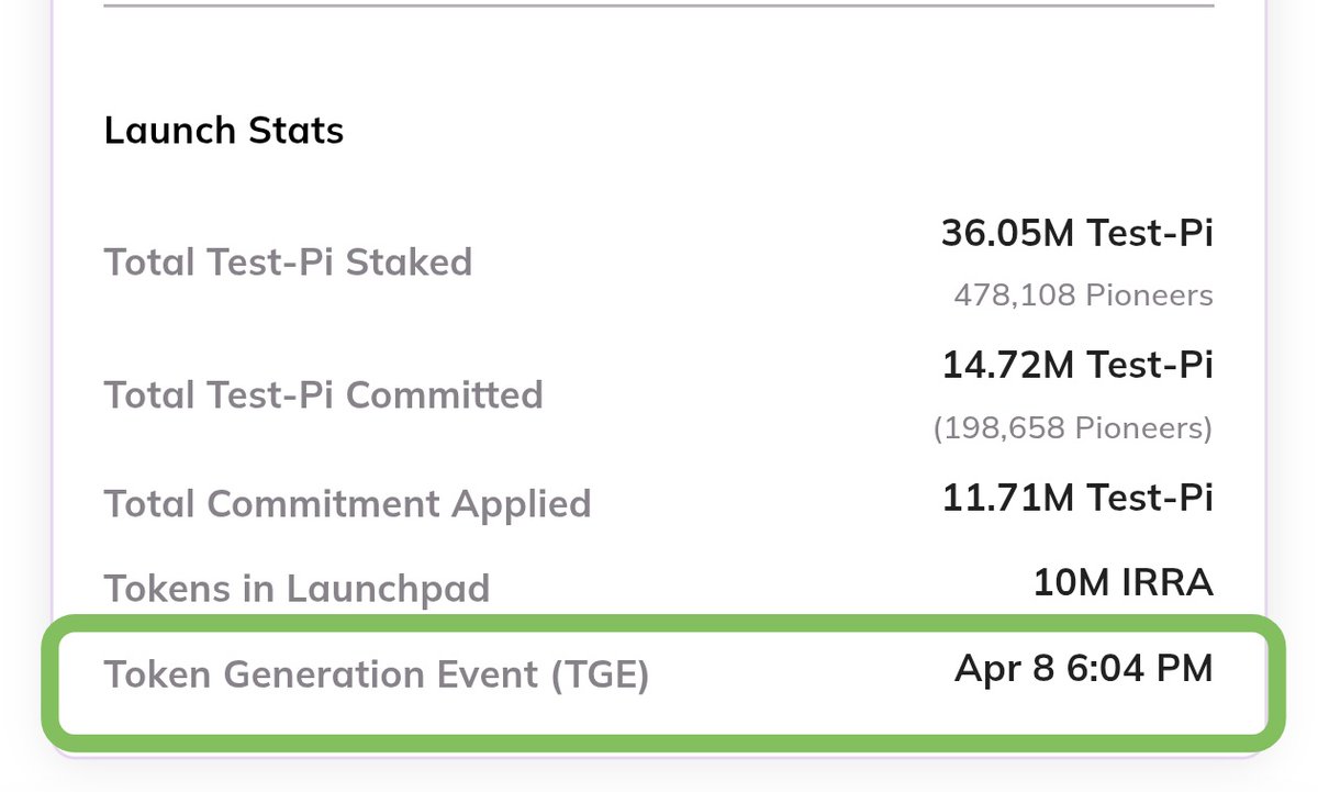 🚨 UPDATE:

Pi Launchpad just got more user-friendly.
What's new: 
• Direct access to Liquidity Pool
• Direct access to token pages for buying extra tokens via Swap &amp; DEX
• Exact TGE date &amp; time now displayed

Faster access. Better clarity.
A small UI change that makes a big