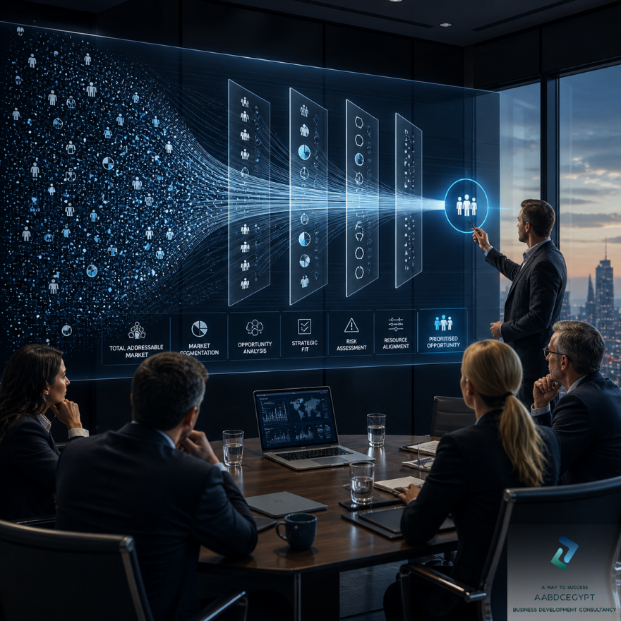 AABDCEGYPT's tweet image. Market size doesn’t equal opportunity.

TAM is often irrelevant.
SAM is often inflated.
SOM is rarely realistic.

The real question:
What can you actually capture?

Read full article: 
aabdcegypt.com/blogs/post/mar…

#AABDCEGYPT #MarketIntelligence #CorporateStrategy #BusinessConsulting