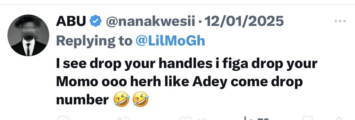 Deeeeeee442956's tweet photo. @nanakwesii @tomjune123 Kwasia you block me 
Odwan https://t.co/zr6ECHJtFo