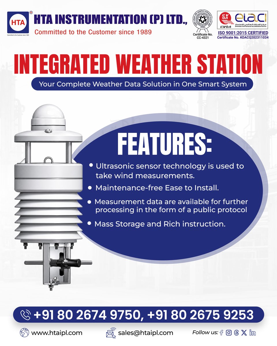 HTA Instrumentation Pvt Ltd tweet media
