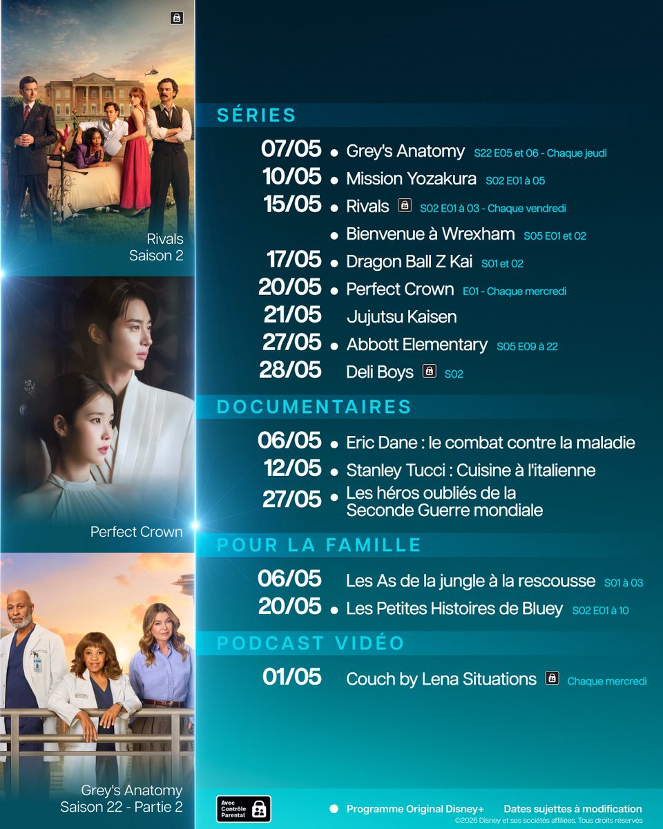 Disney+ FR tweet media