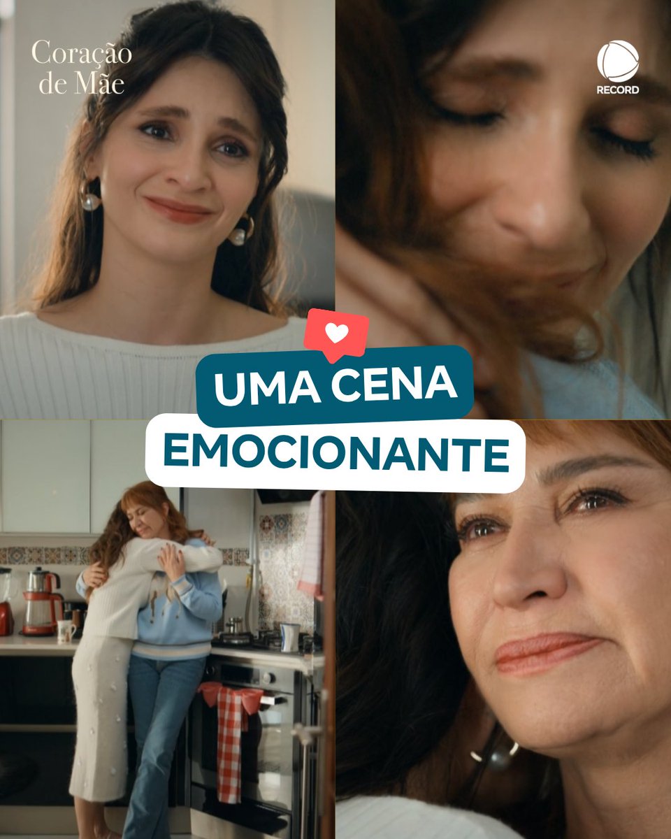 siga_record's tweet image. Quem também se emocionou com essa cena? 🥹❤️

➡️ Acompanhe as emoções de #CoraçãoDeMãe, de segunda a sexta, às 21h, na tela da #RECORD