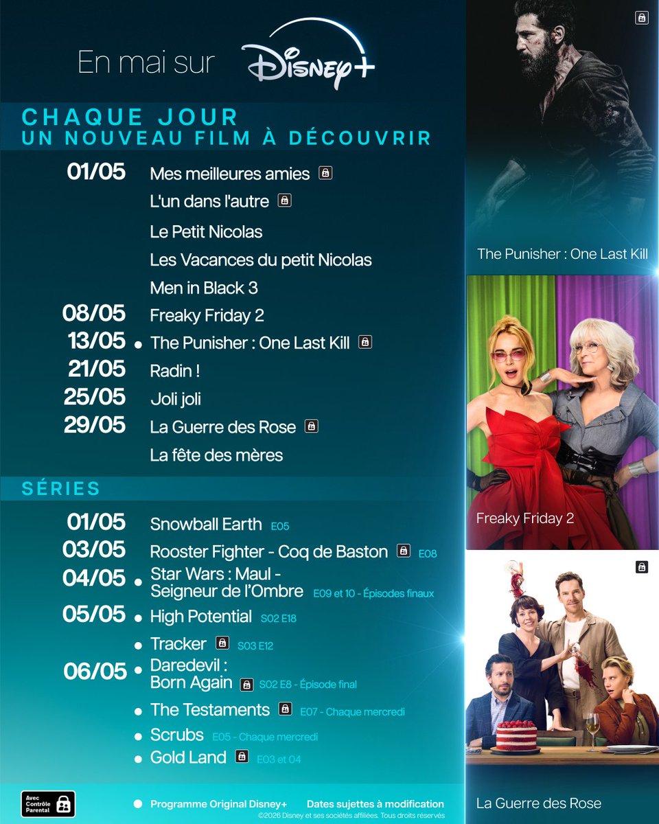 Disney+ FR tweet media