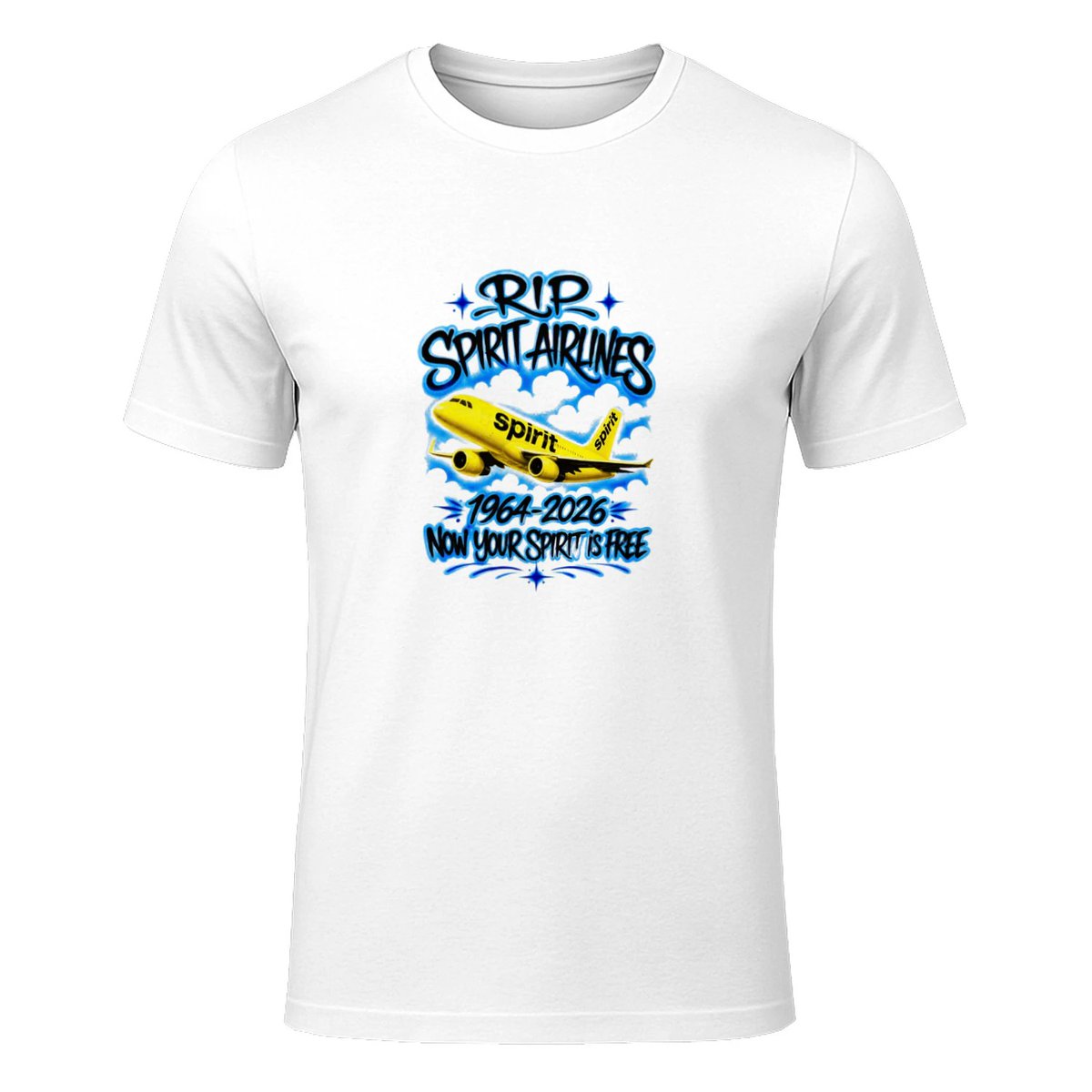 4Num324235's tweet photo. RIP Spirit Airlines 1964 – 2026 Shirt

🔗Shop link: https://t.co/TFWAeUPF2C

#RIPSpiritAirlines #SpiritAirlinesShirt #FunnyAirlineShirt #AviationHumor #TravelMeme #AirlineJokes #FunnyGraphicTee https://t.co/Nkjhhm6Y5a
