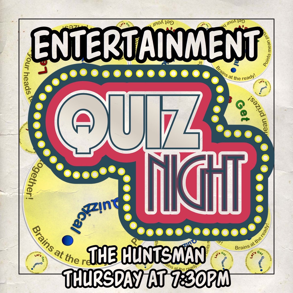 QuizzicalQuiz's tweet image. Join us on Thursday at #TheHuntsman in #Bath for our next #QuizNight! 7:30pm start for our #Entertainment #Quiz with cash and vouchers to be won