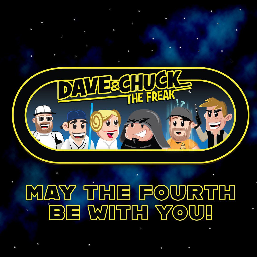 DaveandChuck's tweet photo. May the 4th be with you! https://t.co/D6jgqu7zeZ