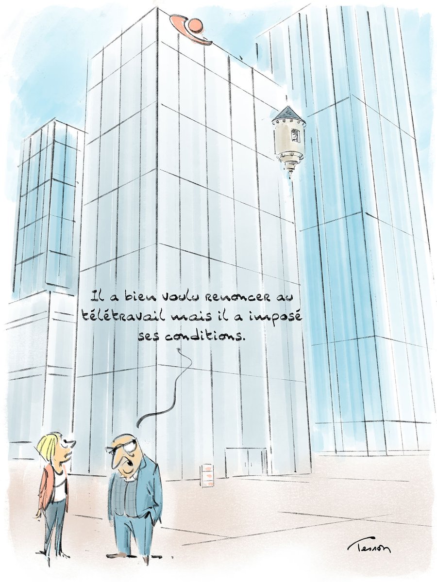LucTesson's tweet photo. #télétravail #Dessindepresse #dessinhumoristique #fullremote #lifebalance https://t.co/KDNGhmKSFi