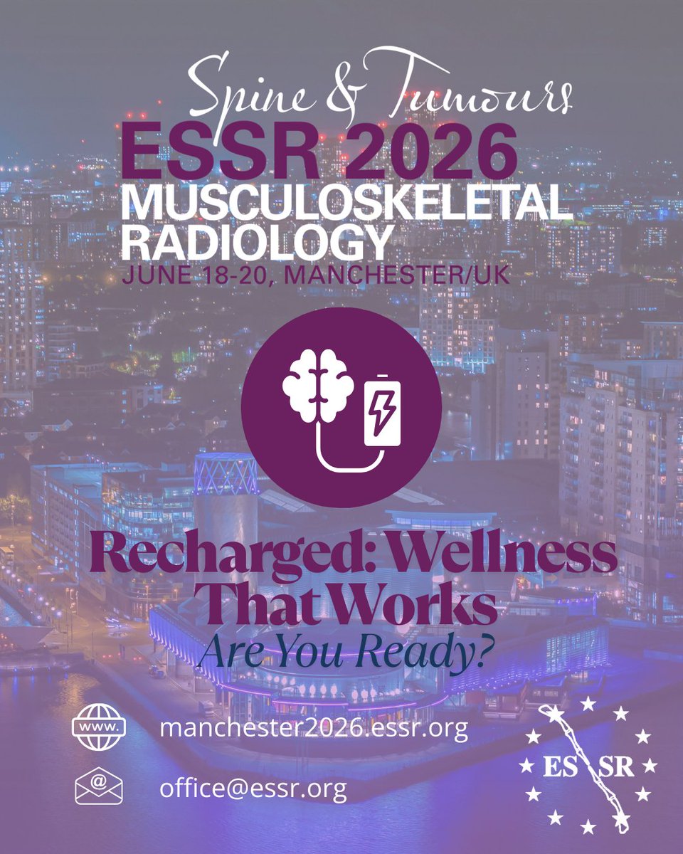 European Society of Musculoskeletal Radiology tweet media