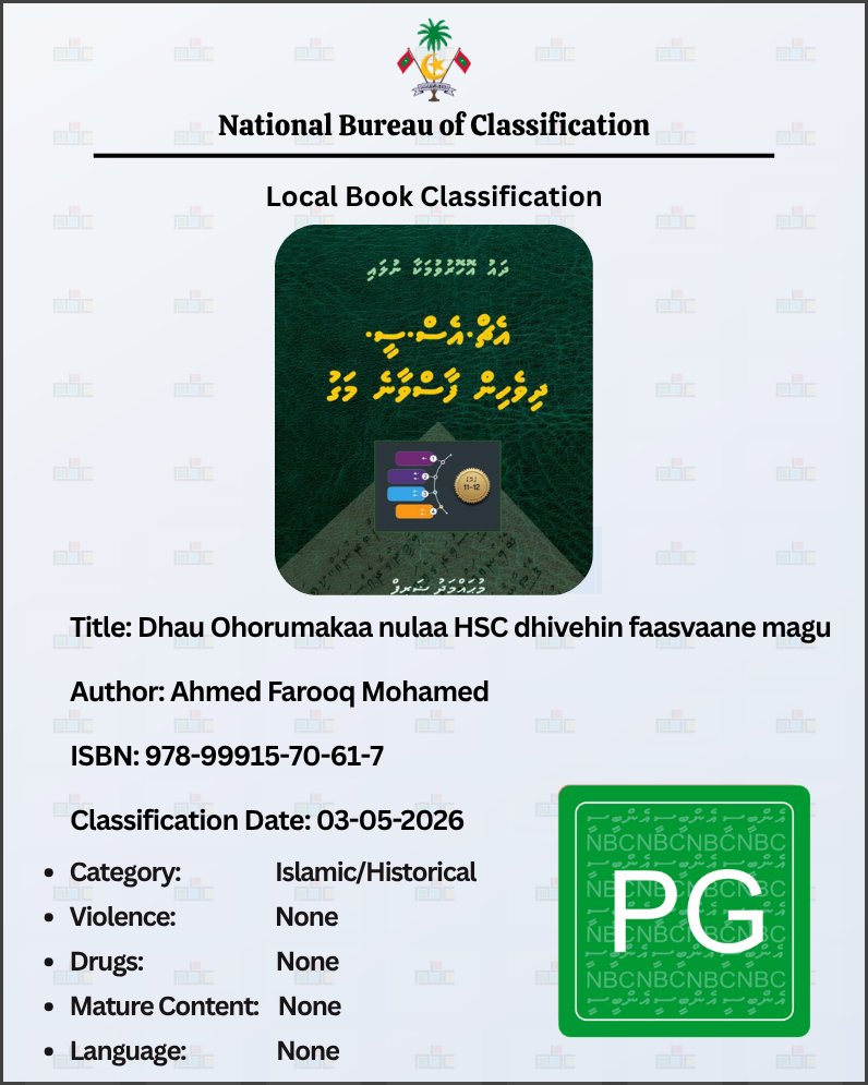 National Bureau of Classification tweet media