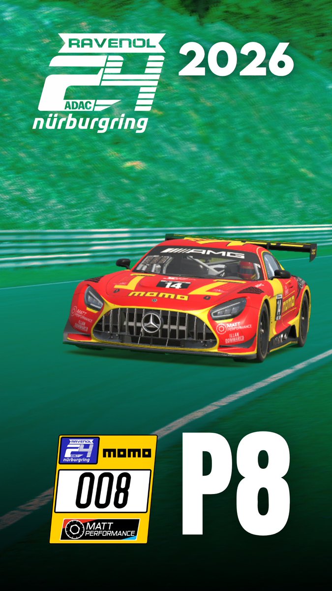 zrt_momo's tweet photo. 🏁Results🏁
🏆🏆 Doble P8🏆🏆
Desde la posición 33 partía nuestro #008 y el trabajo y la constancia de los compañeros ha sido impresionante!
👤Fran Almansa, Fabián Chamorro, Carlos de la Cámara y Sergio García
Enhorabuena 👏 https://t.co/whwDaXWuMm