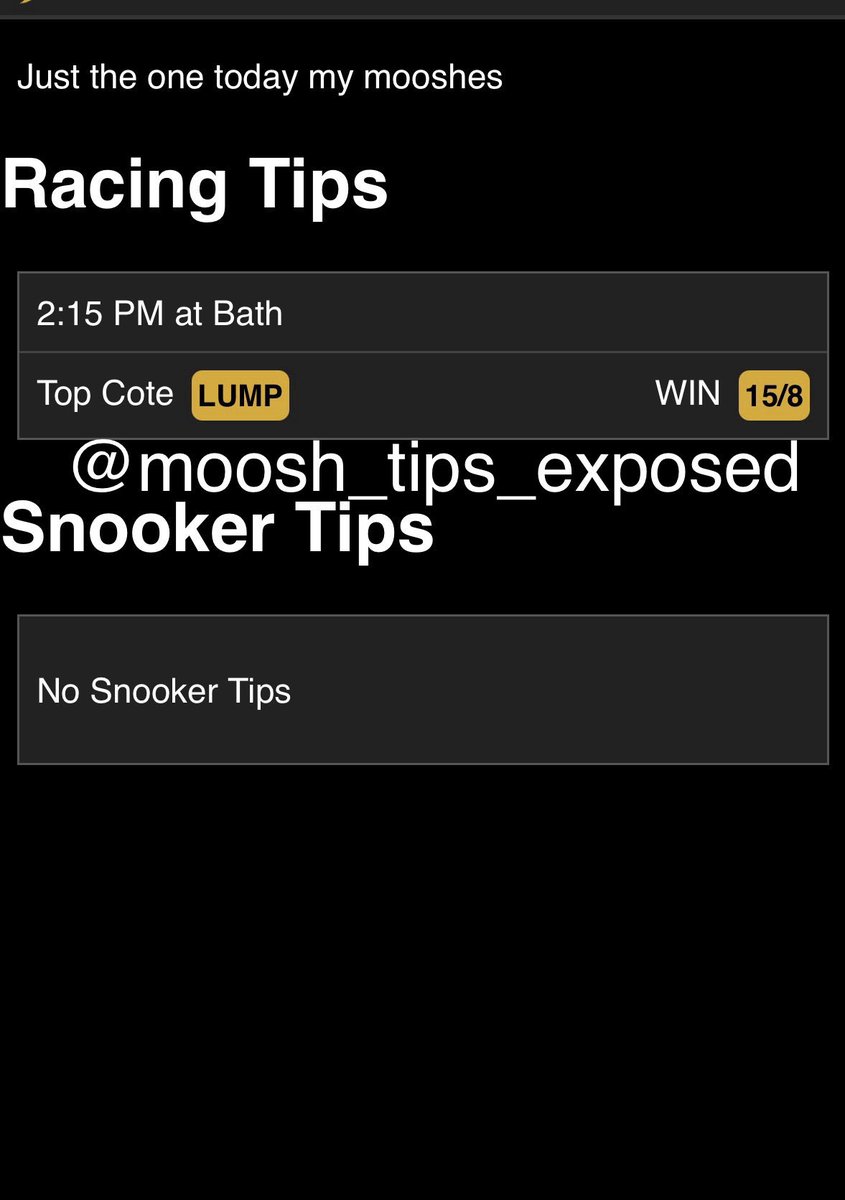 Dont join Moosh Tips tweet media
