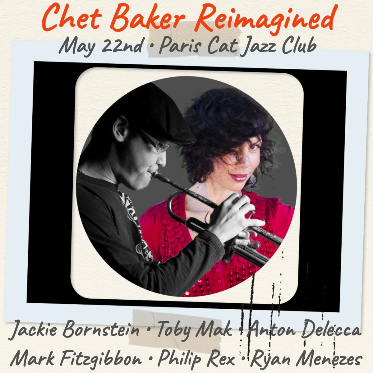 MsBornstein's tweet photo. This is coming May 22nd 6.30pm at Paris Cat Jazz Club! Reimagining Chet Baker Classics with this super band🦸‍♂️ Grab your tix here: https://t.co/dMvzHTxtHL @thepariscat #melbournejazz #jazz #jazzclub #Melbourne #livemusic https://t.co/eBqy9Jsru6