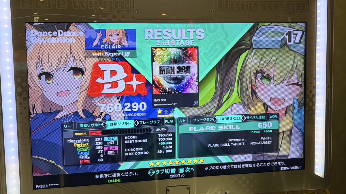 eclair_akayui's tweet photo. 足18のクリアも増えてきたぞ〜これで8譜面目！！ https://t.co/hV4YIjdYxS