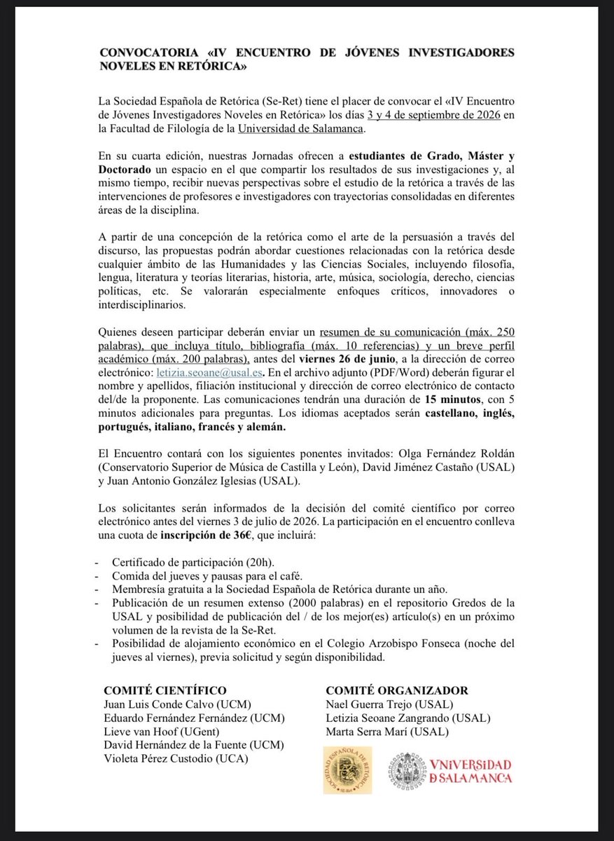 Filología Clásica e Indoeuropeo - USal tweet media