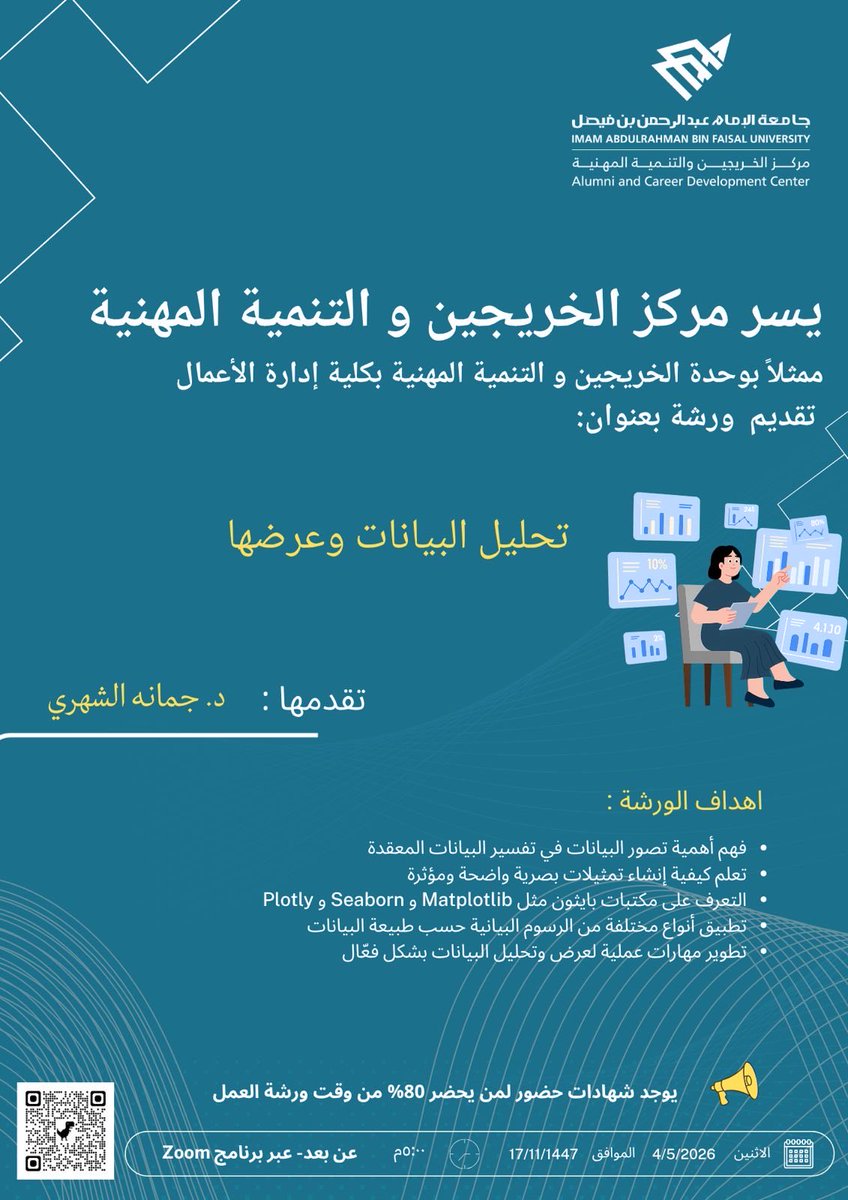 مركز الخريجين والتنمية المهنية tweet media