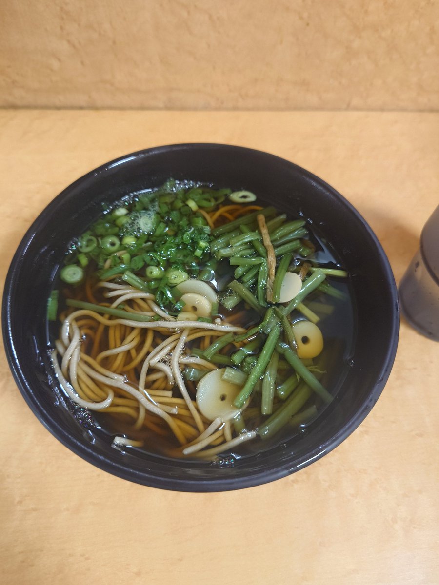 関西と関東の違いを堪能するために駅の立ち食いそば食べる

スープが真っ黒！
味は甘味の強く、醤油がかなり効いてる感じ

塩分濃度は関西の2倍近くらしいけど、これはこれで好き。関西でも食べられるようにしてほしいなぁ